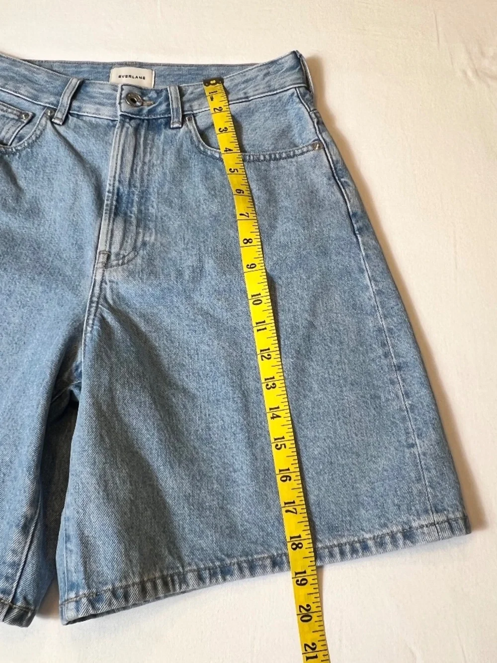 Everlane The Long A-Line Denim Short
